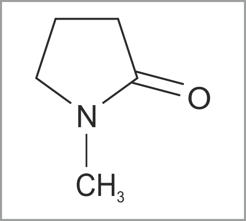Chemical Structure of Methylpyrrolidone (872-50-4)